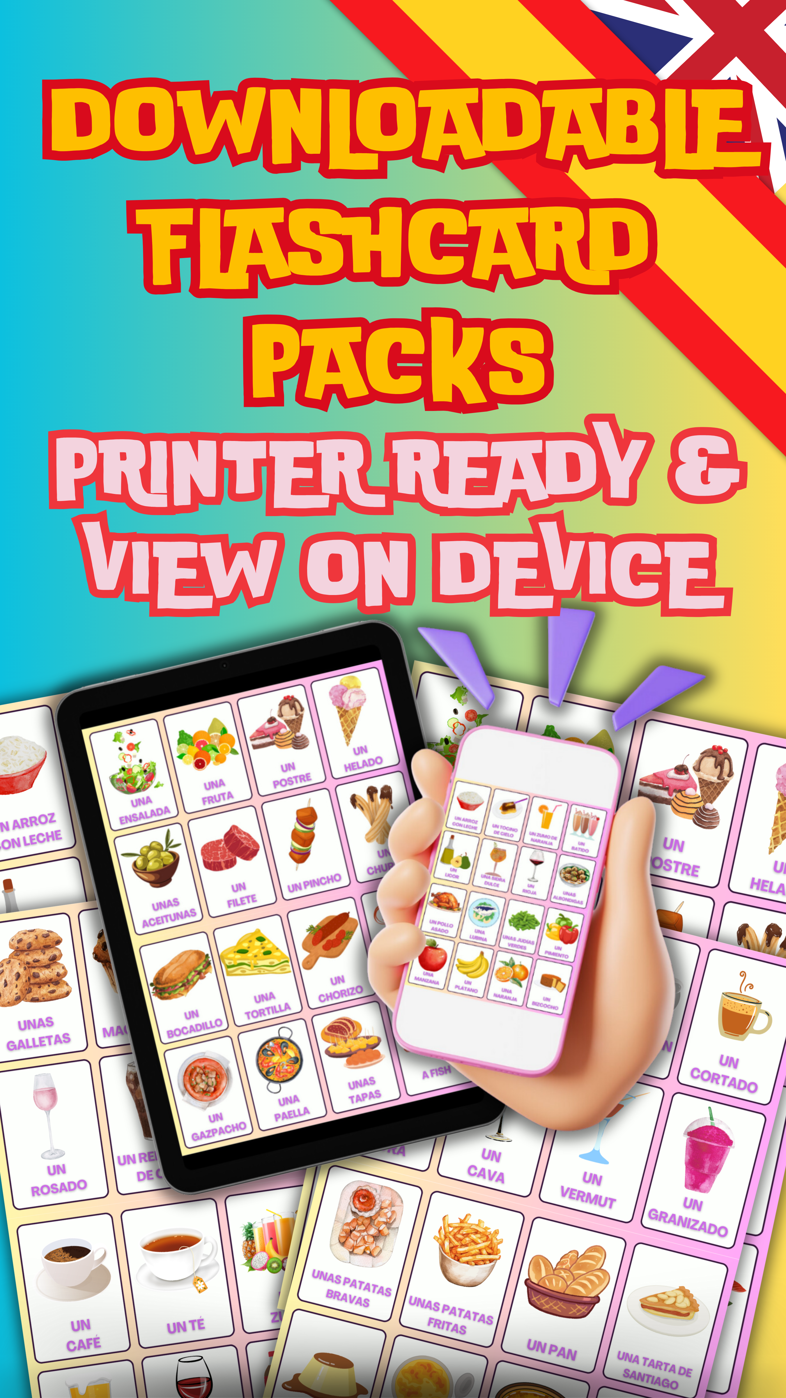 Downloadable Flashcards Packs – Fun Learning Spanish