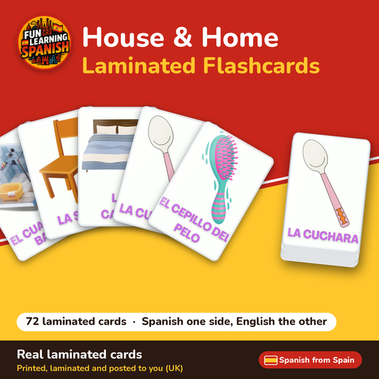 House & Home: laminated Spanish flashcards – cover