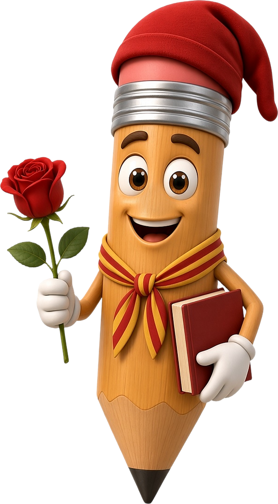 Jordi, the Fun Learning Catalan pencil