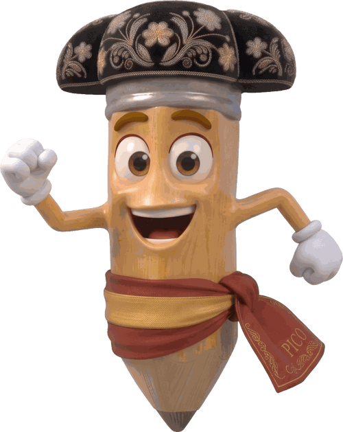 Pico, the Fun Learning Spanish pencil